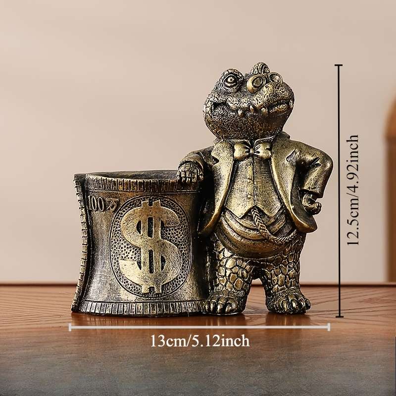 1pc standing posture Big alligator ashtray funny animal anti-ash fly creative high-end atmos