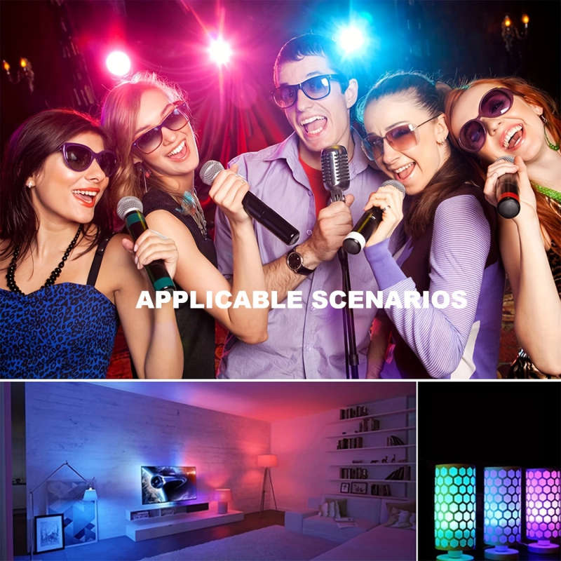 1pc Smart 16-Color Household Light Bulb With Remote Control E27 220V 10W RGB LED Bulb 16-Color