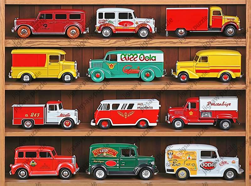 1000pcs Vintage Car Jigsaw Puzzle Family Fun DIY Art Decor High-Quality Paper Edu