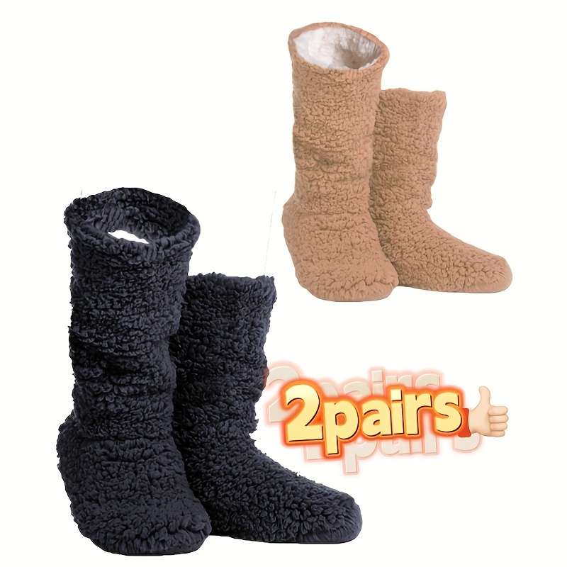 Sock Black Add Brown 2Pairs  One Size