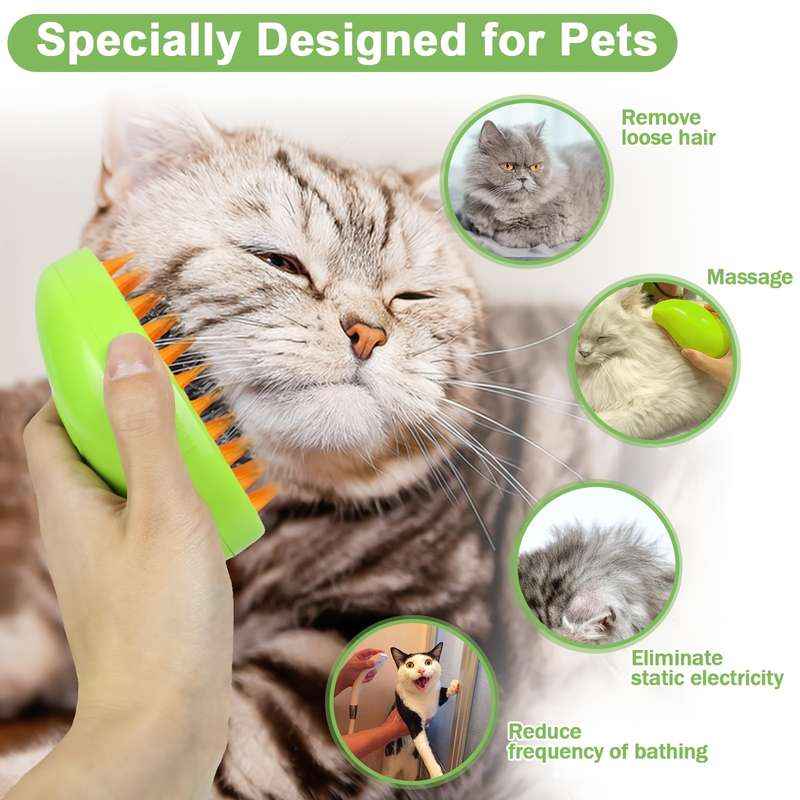 1pc Yellow Pet Comb