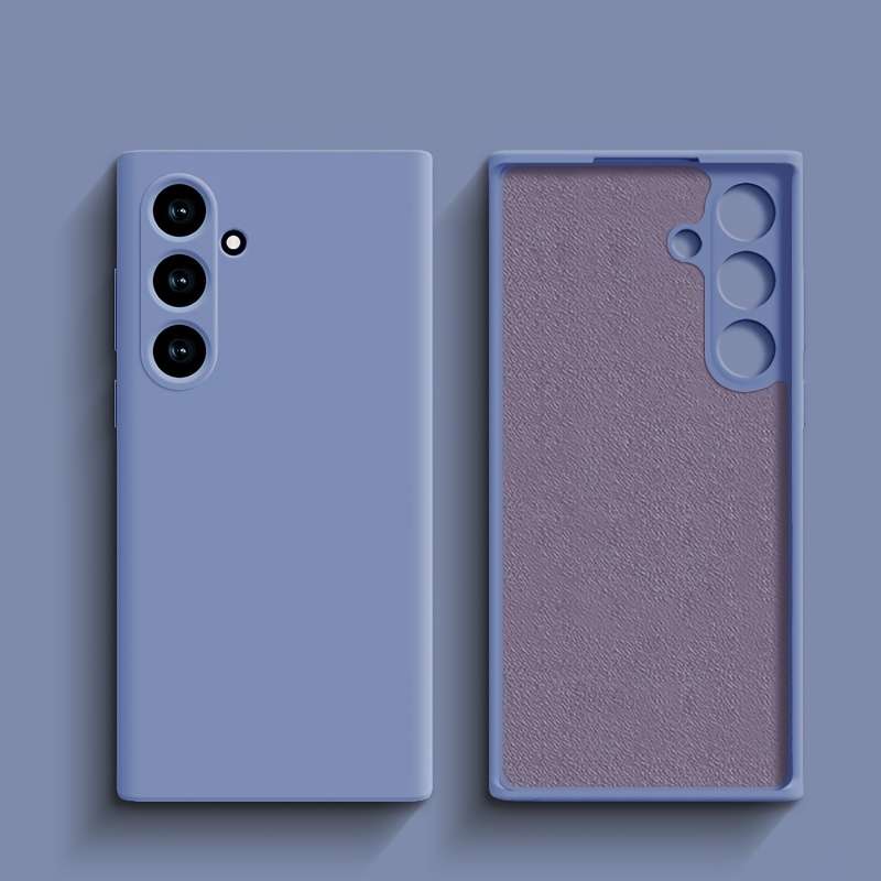 1pc Light Purple For Samsung Galaxy S25 Plus Phone Cases