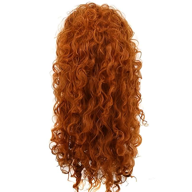 1Pc Dark Brown 66.04cm Fashion Design Wig