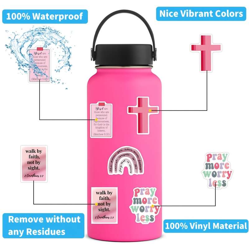51pcs Jesus Christian Themed Stickers