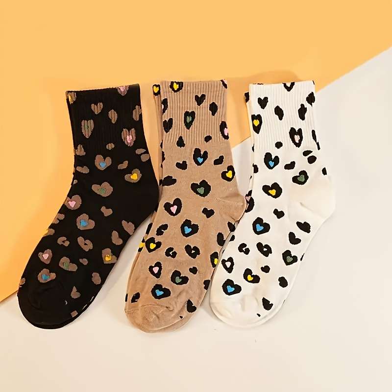 9 Pairs Mixed Color One Size High Elastic Socks