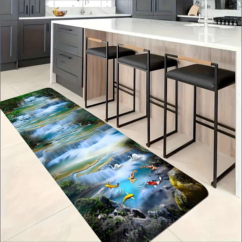 1Pc 23.6x118.1inch 60x300cm Floor Mat