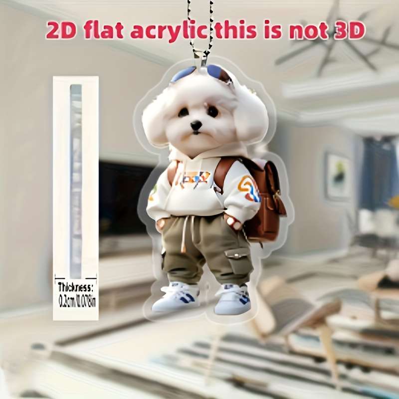1pc 2D Flat -printed wall decorations not 3D KuGou acrylic Perfectly suitable for car mirrors k
