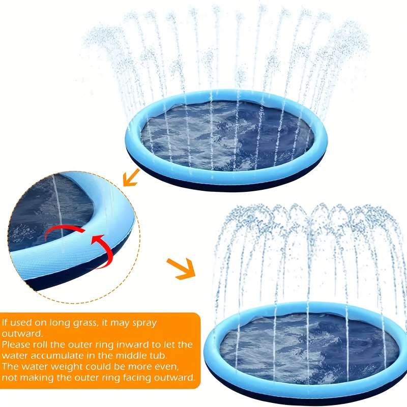 1piece 100Cm 39.37In Diameter Cooling Pad