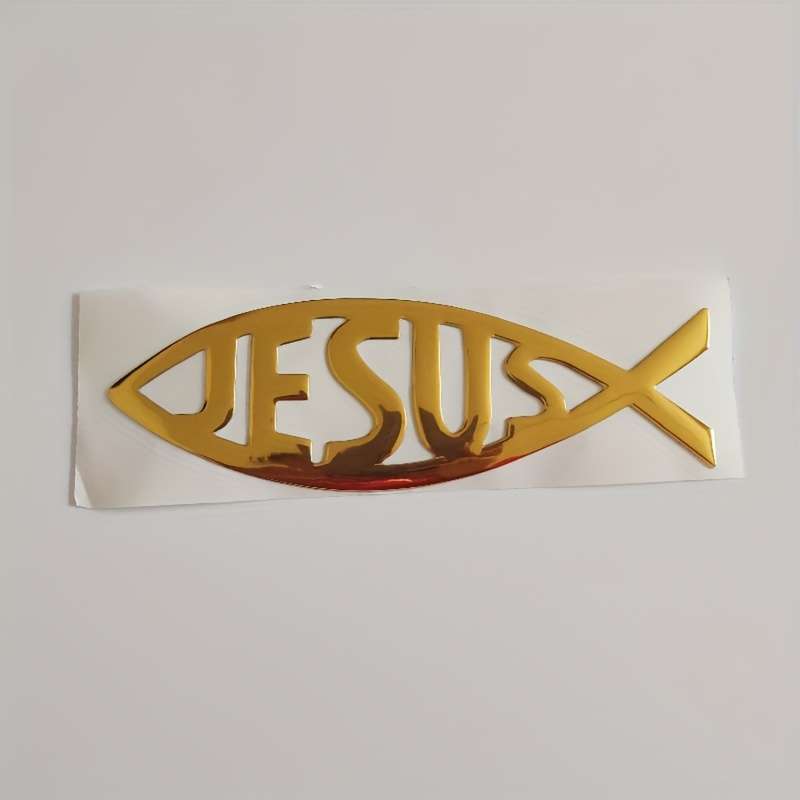 1pc Red Jesus Christian Themed Stickers