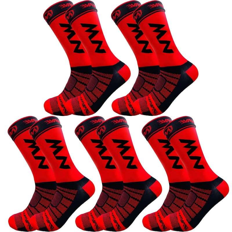 5 Pairs D88 One Size High Elastic Socks