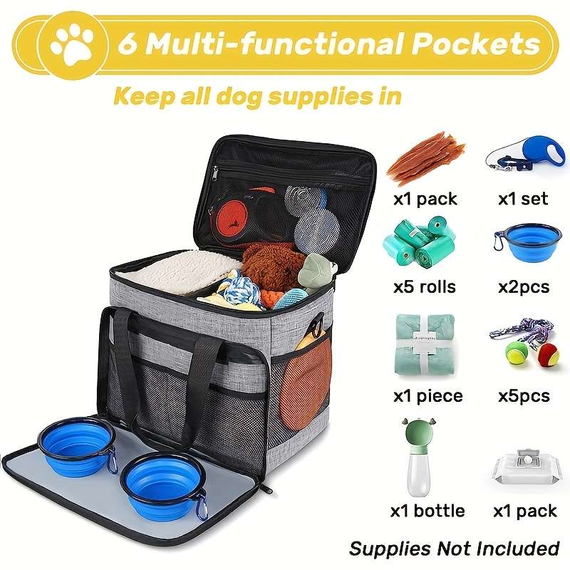 1pc Grey Pet Bag