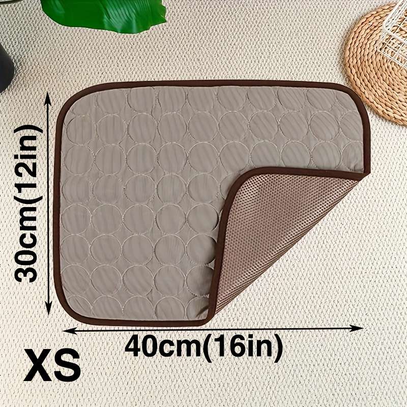 1piece Coffee Color Cooling Pad