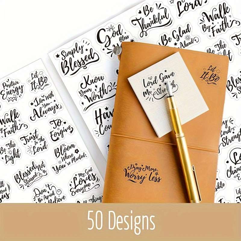 200PSC Jesus Christian Themed Stickers