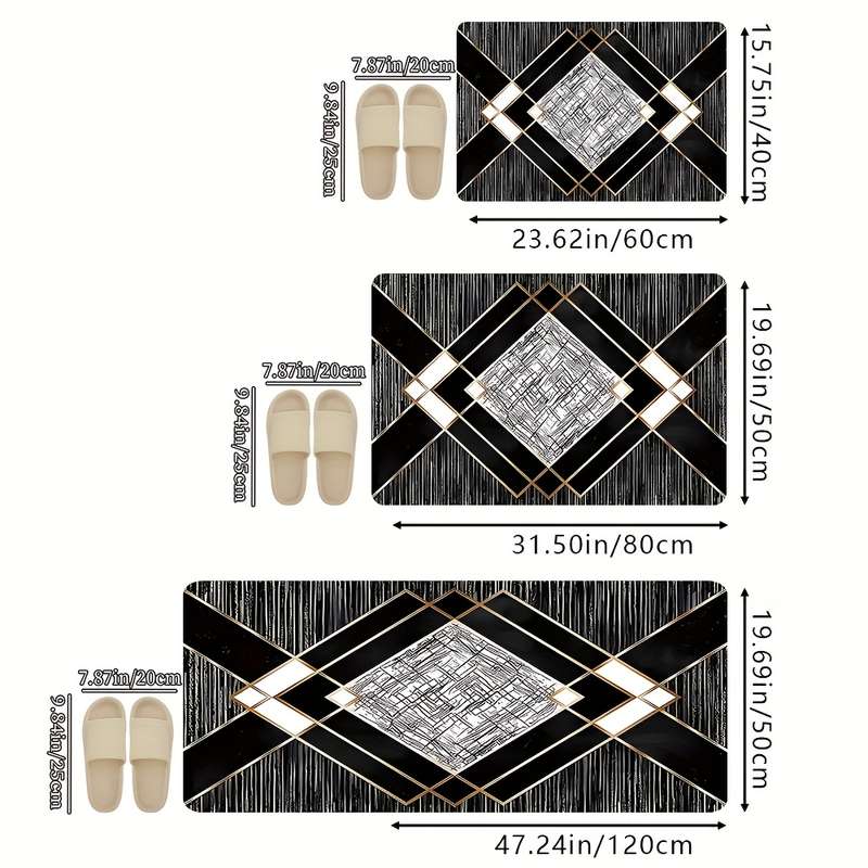 1Pc 40cmx60cm 15.75x23.62inch Floor Mat