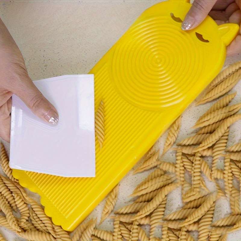 3pcs Handheld Gnocchi Pasta Maker Set Bright Non-Stick Cookware Combo for Easy Homemade No