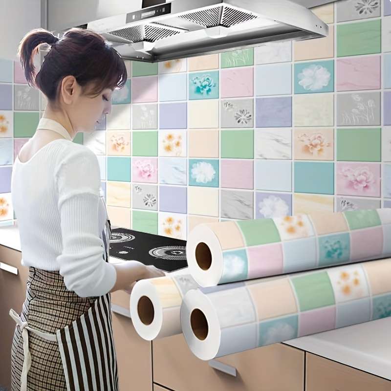 1PC Wall StickersBlooming Like Brocade2m ZhangX60cm Wide