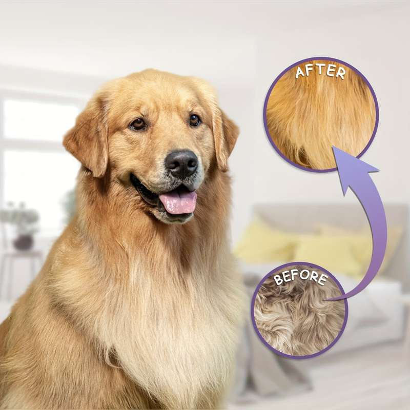 1pc Purple Size Medium Pet Comb