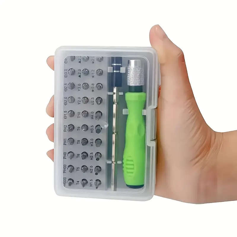 32-In-1 Precision Screwdriver Set with Mini Magnetic Bits for Phone Laptop And Mobile Repair