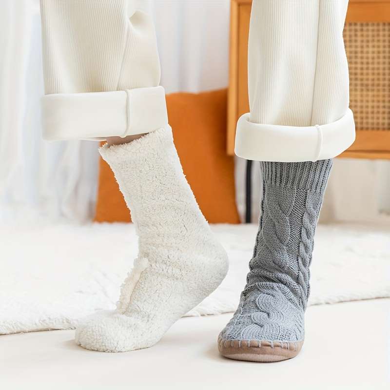1 Pair Dark Red A L-XL 40-45 Socks