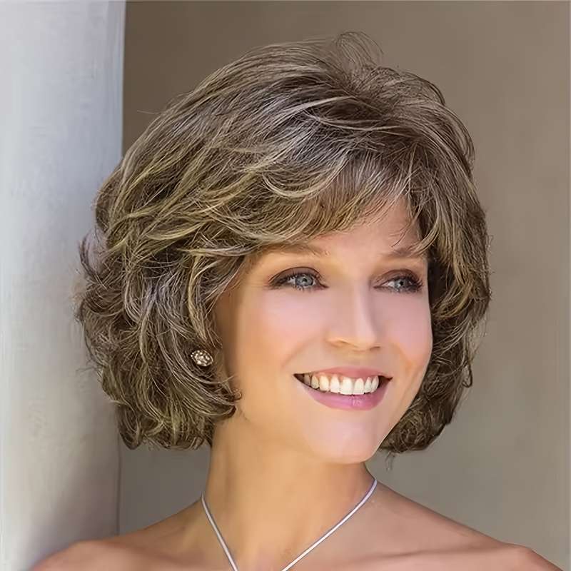 1Pc Mixed Color 30.48cm Fashion Design Wig