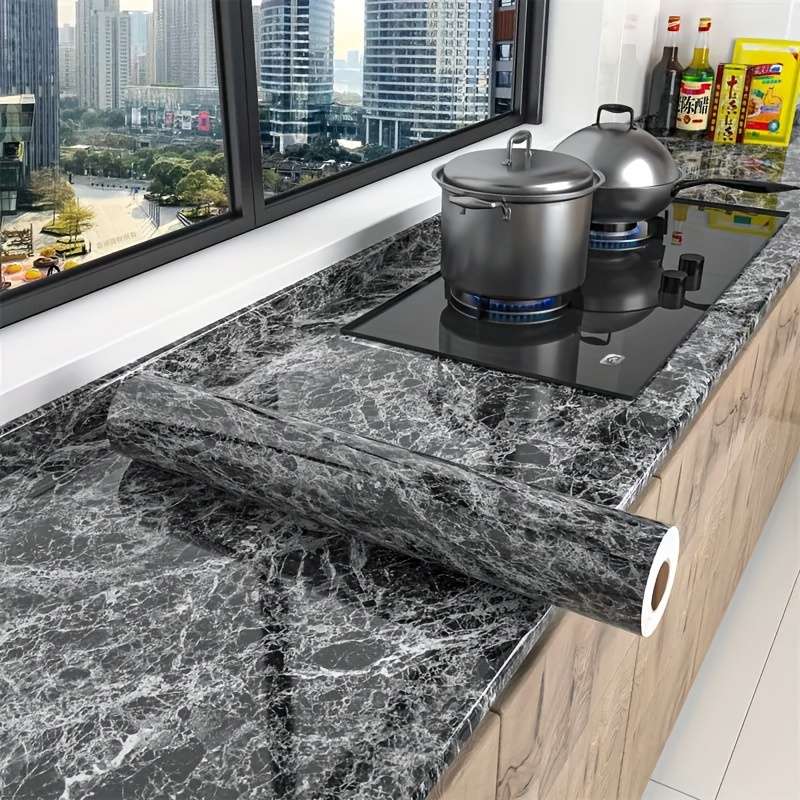 1PC Wall StickersBlack 40X500cm 15.75X196.85in