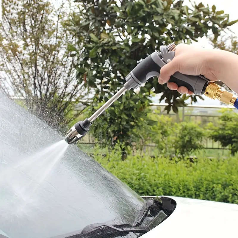 High-Pressure Car Wash Sprayer with Foam Bottle Versatile Water Gun for Motorcycles Home  Garden