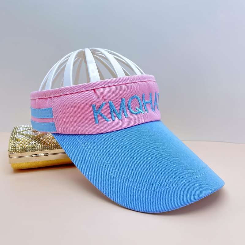1pc Women'S Open-Top Sun Visor Hat Breathable UV Protection Sports Cap for Summer Outdoor Activi