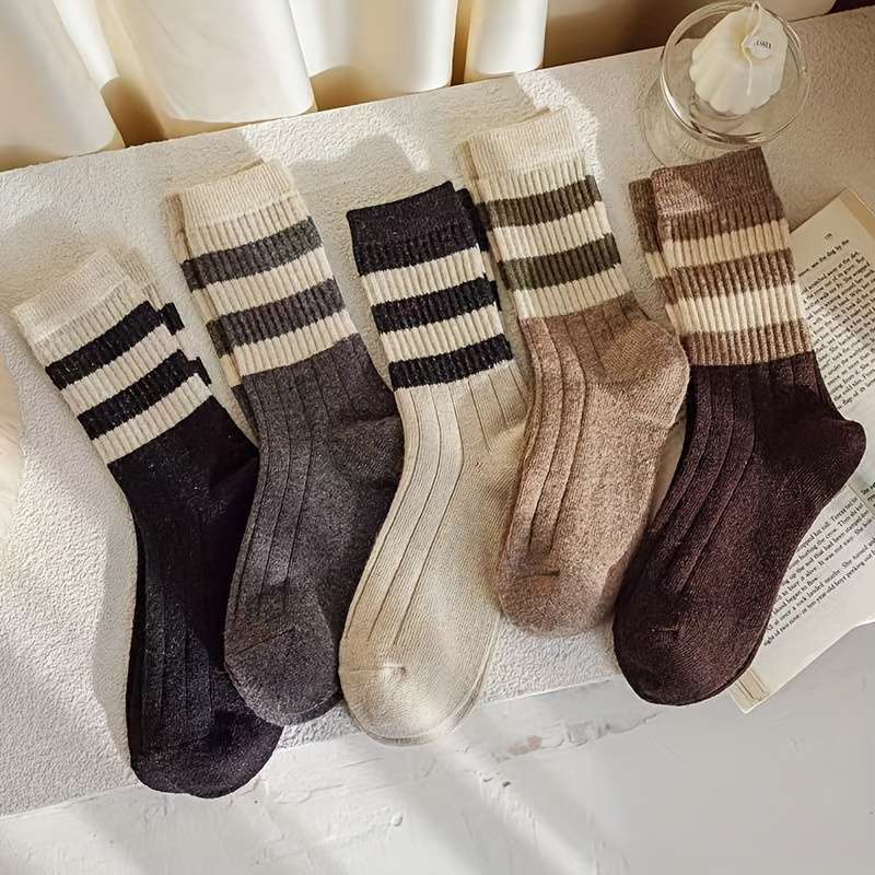Sock 5 Pairs Mixed  One Size