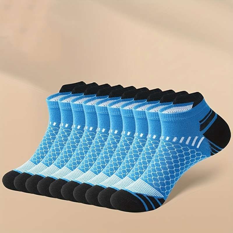 6 Pairs Of Mixed Colors One Size High Elastic Socks