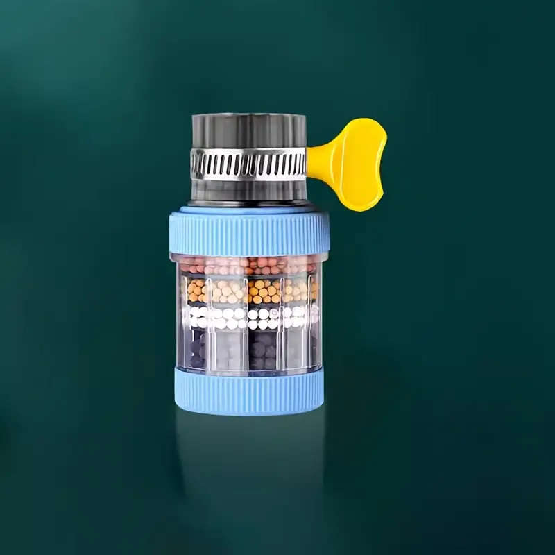 1pcs Kitchen Faucet Water Filter 6-Layer Splash-Proof Shower Head Non-Electric Standard US Thread
