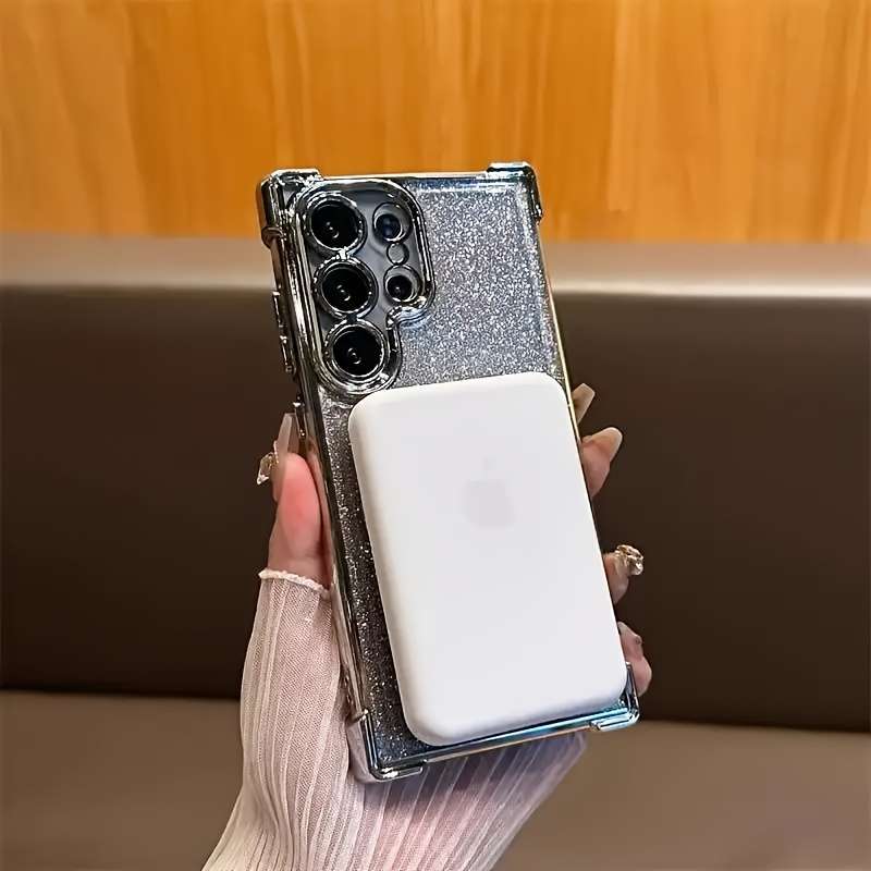 1pc  silvery  For Samsung Samsung Galaxy S23 Add   Phone Cases
