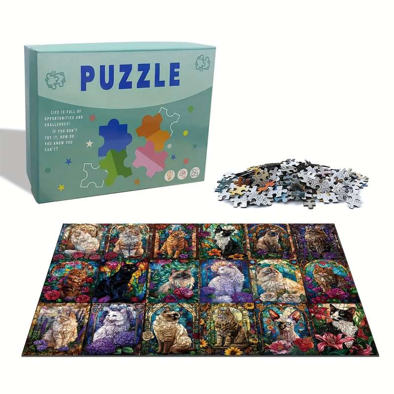 1000 Piece Paper Jigsaw Puzzle For Adults 19.25 x 26.75 Inter
