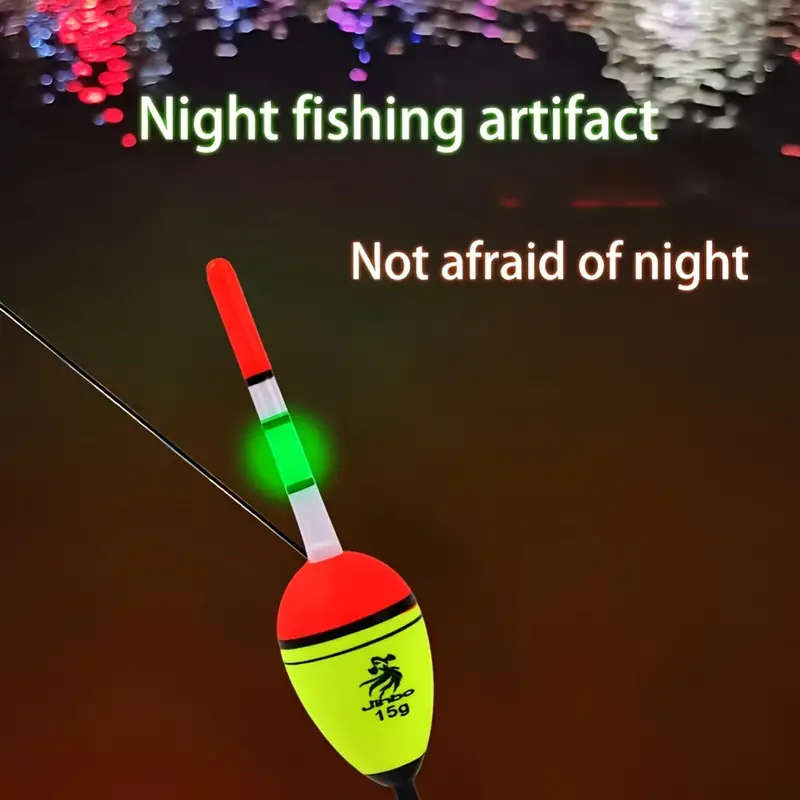1pc Durable EVA Glow-In-The-Dark Floating Buoy For Fishing And Rafting Stable Lightweight Design 15g