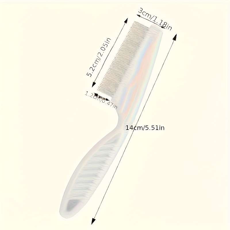 1pc Black Red Pet Comb