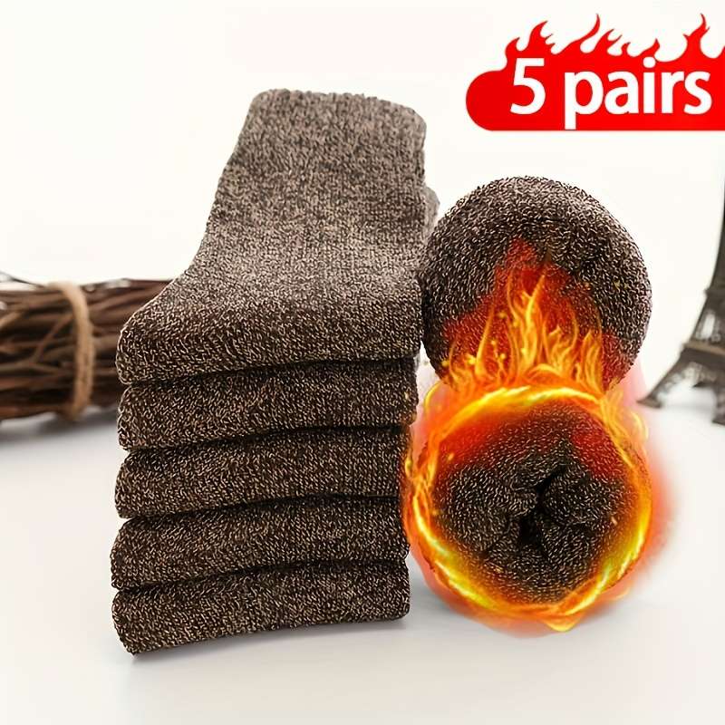 Sock 5Pairs Gray  One Size