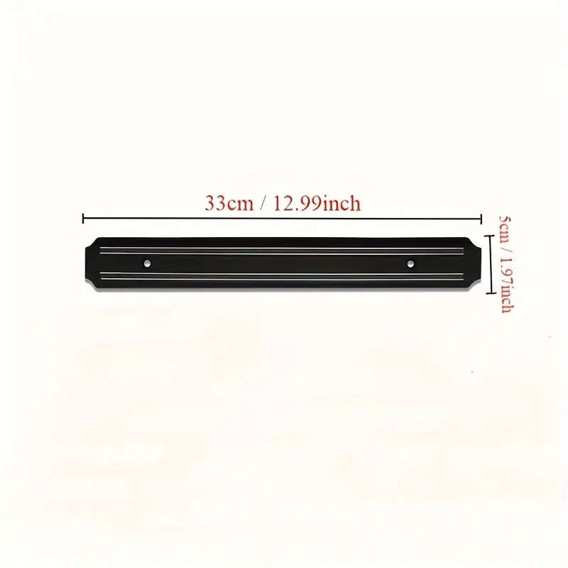 1pc Powerful Magnetic Knife Holder for Wall Space-Saving Secure Easy Access Adds Style Safety to You