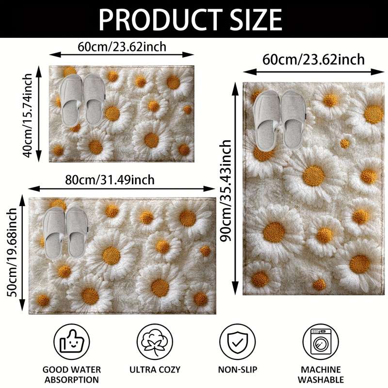 1Pc 80x50cm 31.5x19.7inch Floor Mat