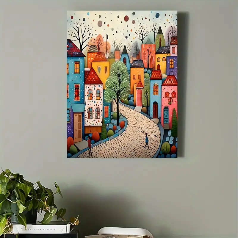 1pc Chic Wooden Framed Canvas Art Print Perfect for Living Room Bedroom Decor Ideal Gift for Any Occ