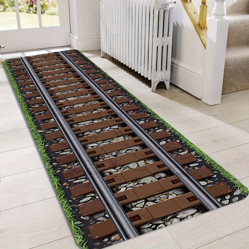 1Pc 23.6x118.1inch 60x299cm Floor Mat