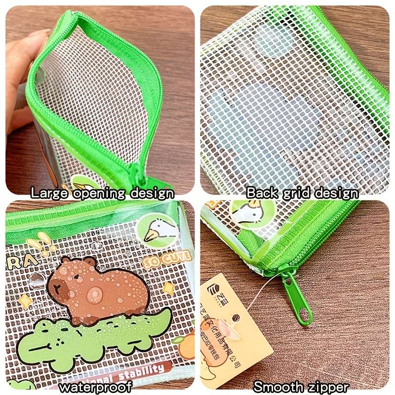 1pc Adorable Capybara Coin Purse Four Styles to Choose From Compact and Portable Cosmetic Headph