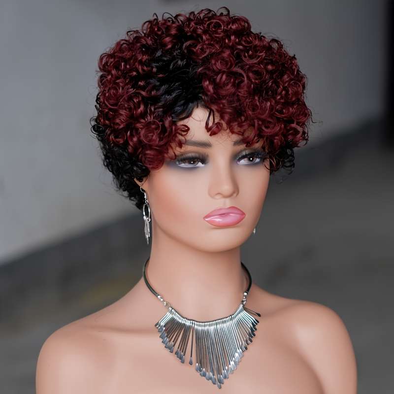 1Pc Photo Color 25.4cm Fashion Design Wig