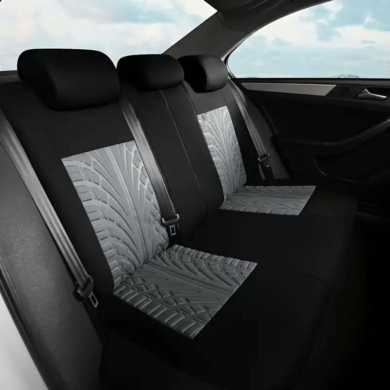 Universal Fit High-Quality Seat Cover Set for Cars Full Set Car Seat Protectors Durable Polyester