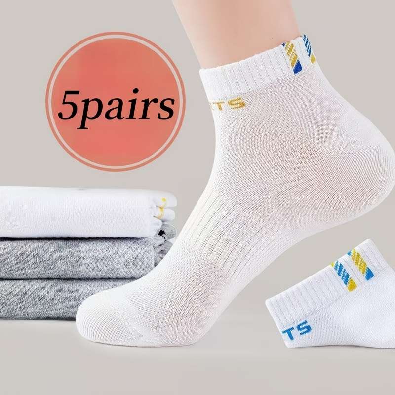 5 Pairs Random One Size High Elastic Socks