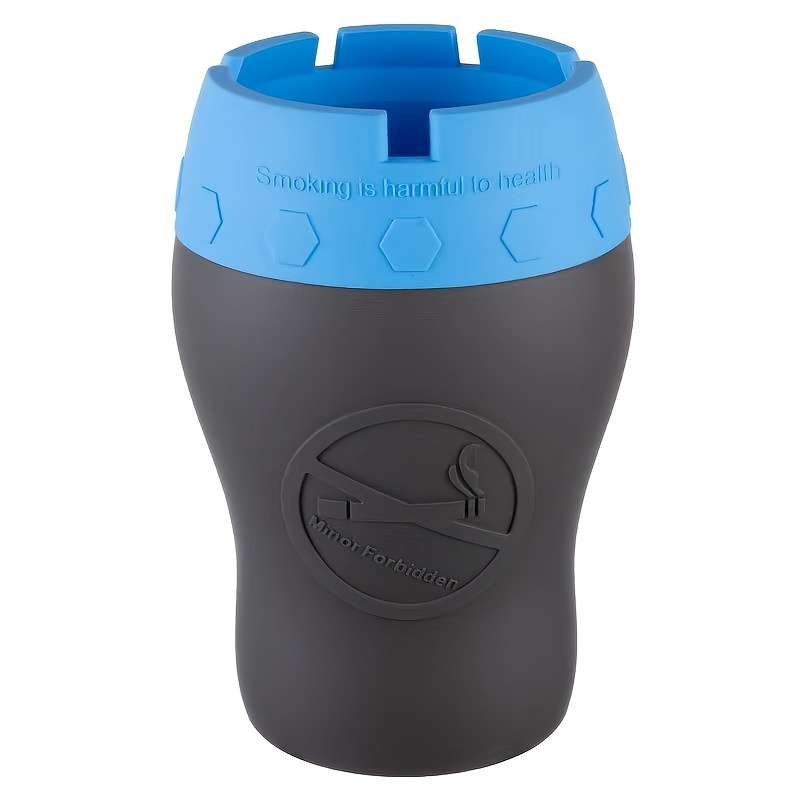 1pc A Unique And Creative Silicone Ashtray for Home And Car Use Designed to Be Anti-Fall And Dust-