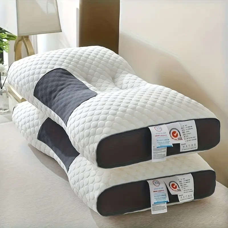 Ergonomic Orthopedic Neck Pillow - Soft, Adjustable Contour Support