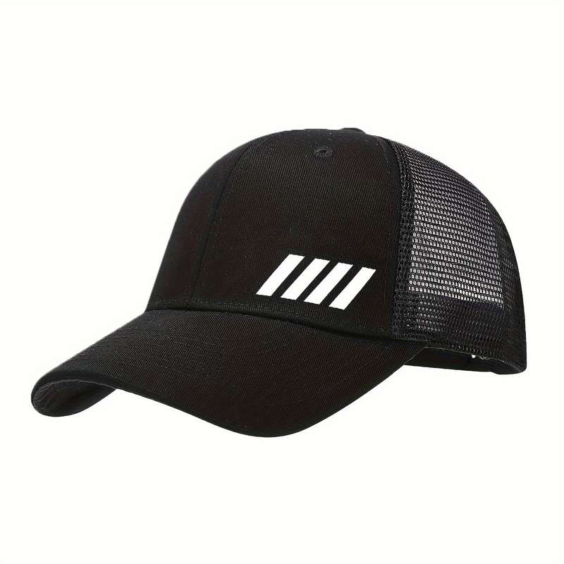 1pc Breathable Mesh Baseball Cap Adjustable Lightweight Sun Hat for Outdoor Sports Hiking for