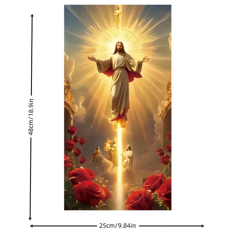 2PCS Jesus Christian Themed Stickers