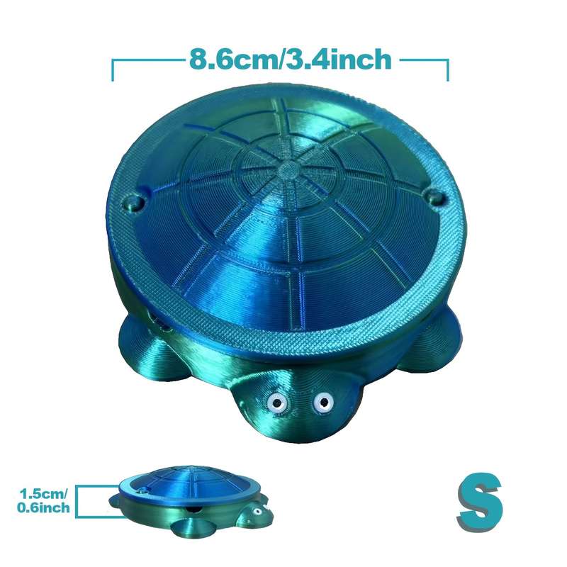 1pc Cute Turtle Shaped Ashtray Contemporary Style Plastic Material Alien Design No Need for Pow