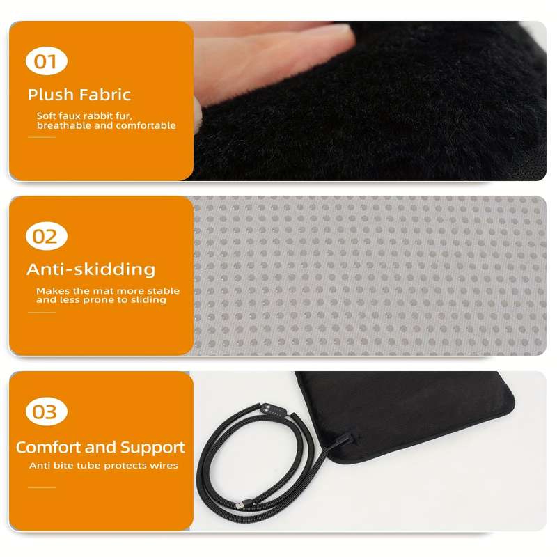 1PC Pet Mat Gray