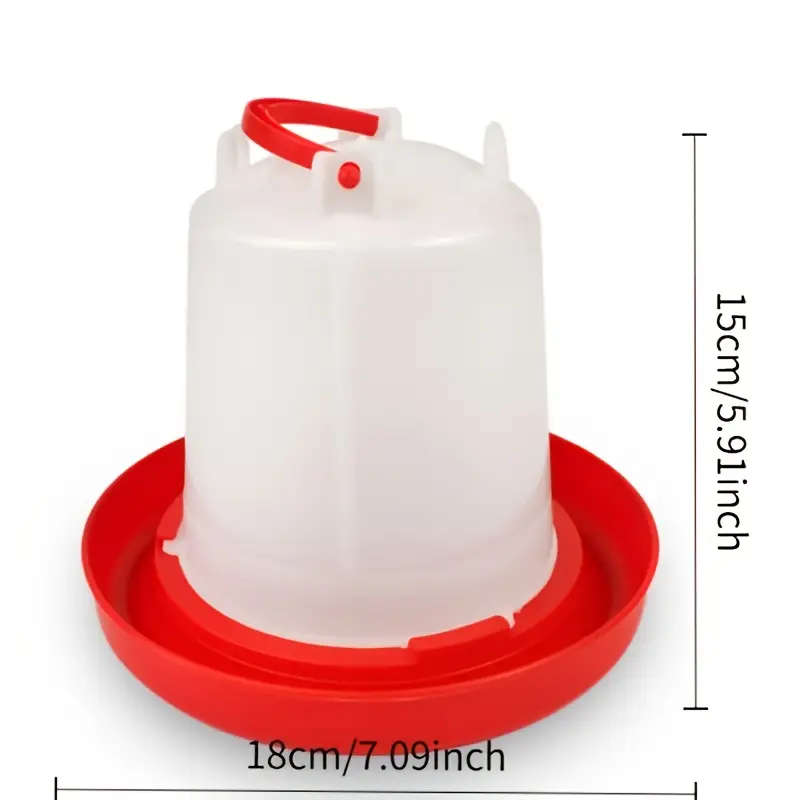 4-Piece Plastic Poultry Drinker Kit